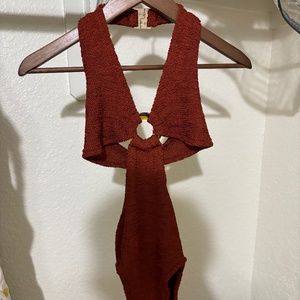 Hunza G Ursula Halterneck Swimsuit